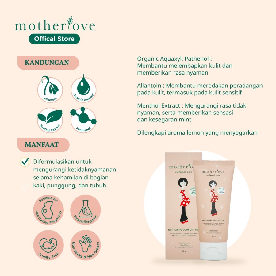 MOTHERLOVE NURTURING COMFORT GEL 50ML