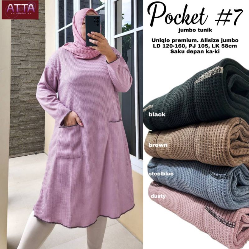 Pocket Jumbo Tunik || LD 120-160 PJ 105
