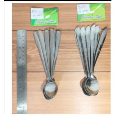 Sendok Teh Sendok Es Teh Stainless Steel Isi 12 Pcs