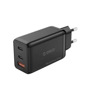 Travel Charger wall orico 3 port type-c Usb-a pd 3.0 65w 5a for android iphone ipad tab pv65-1u2c