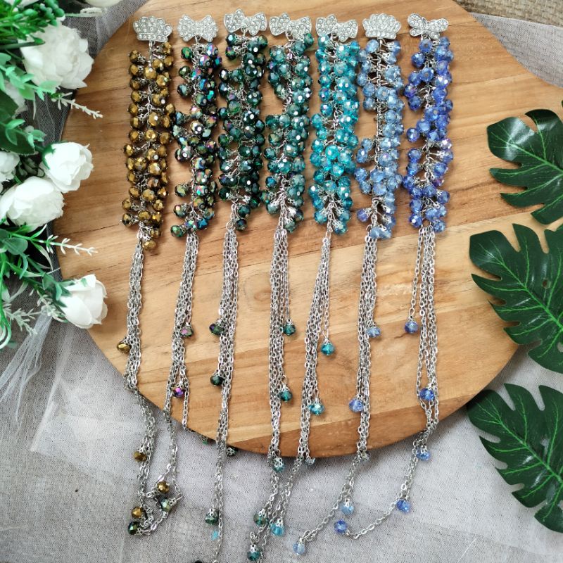 Syaira brooch / bros dagu juntai panjang-1