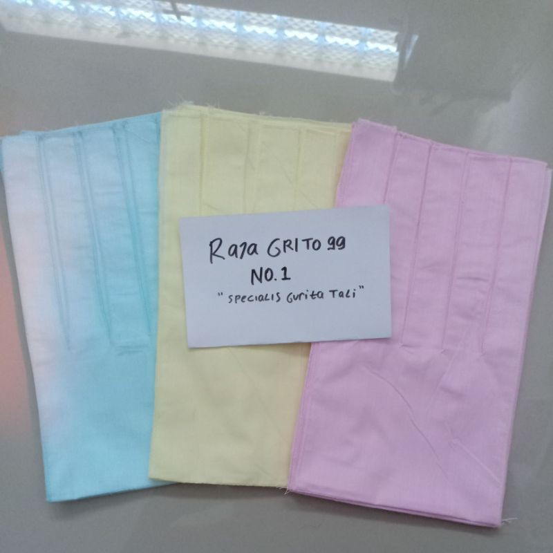 Gurita bayi Premium warna polos Tebal isi 1 Lusin / grito ikat bayi / grita tali bayi warna bahan tebal - Grosir 12 pcs