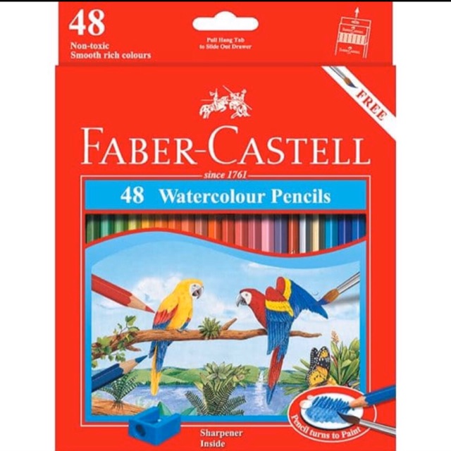 

Pensil warna Water Color Faber Castell 48