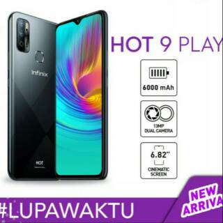 INFINIX HOT 9 PLAY RAM 2/32 GARANSI RESMI INFINIK HOT 9 HP