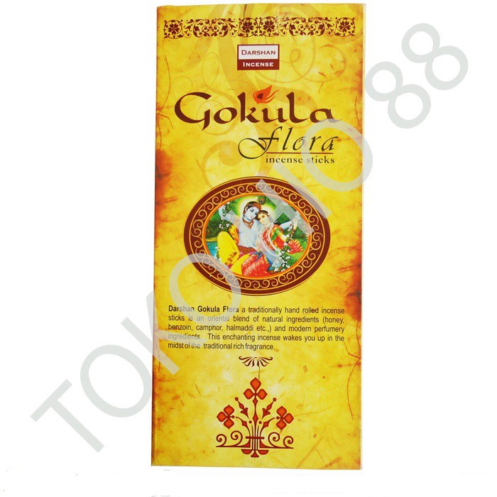 Hio / Dupa Wangi Aromaterapi Premium Darshan Gokula Flora Incense Stick India Aromateraphy