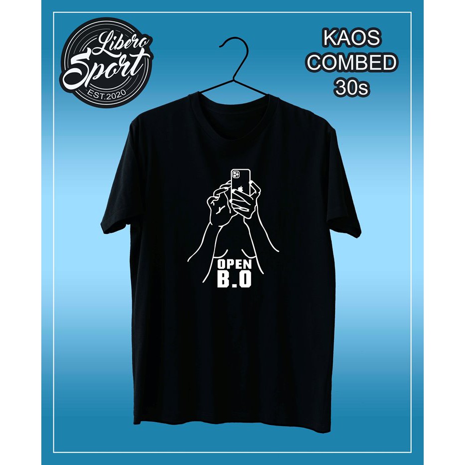 Kaos Tshirt Baju Combed 30S  OPEN BO HPP Pria Wanita indonesia
