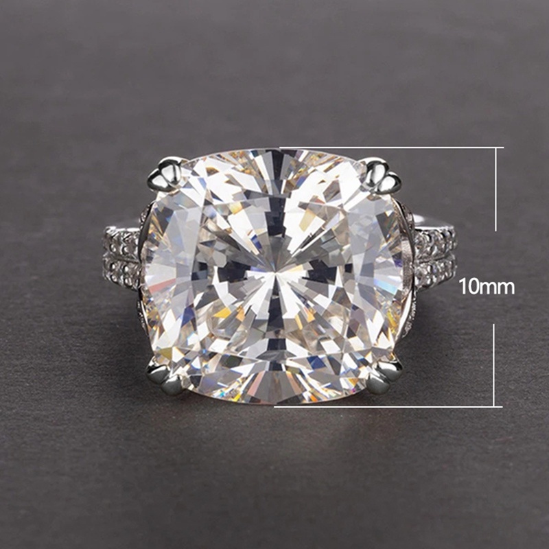 Fancyqube Cincin Cubic Zirconia Bentuk Daun Untuk Wanita