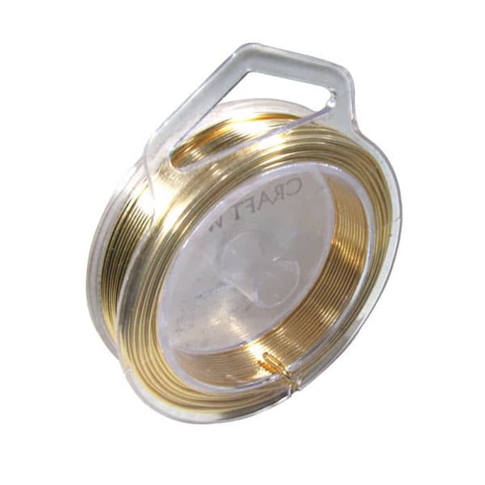 WIRE COPPER 1 MM GOLD COLOR KAWAT TEMBAGA WIRE CRAFT WARNA EMAS Murah