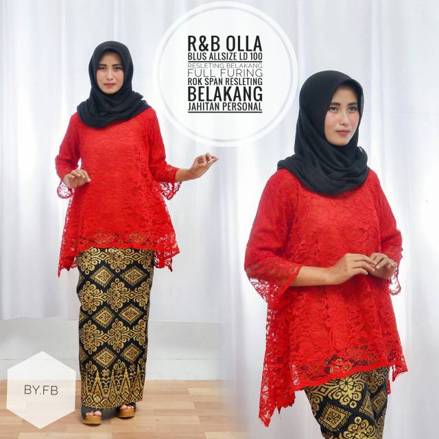 Rnb batik broklat full furing rokk batik berkualitas