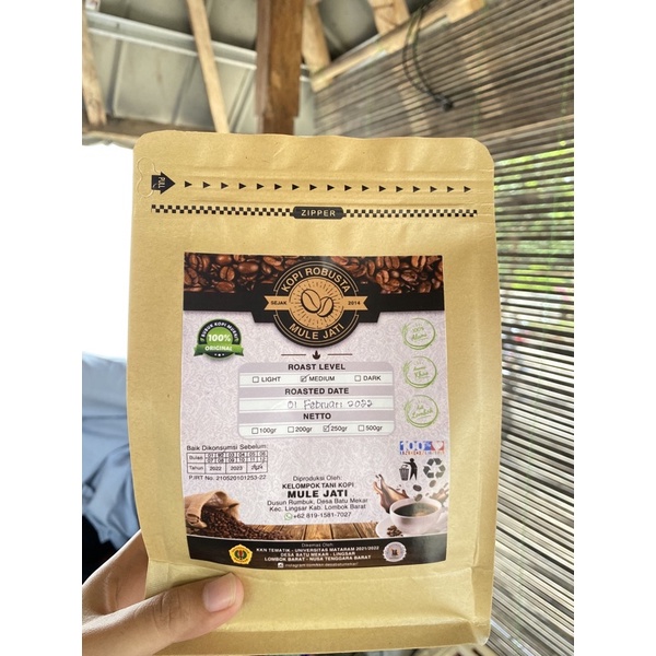 

KOPI ROBUSTA MULEJATI 250 gr (Medium Roasted)