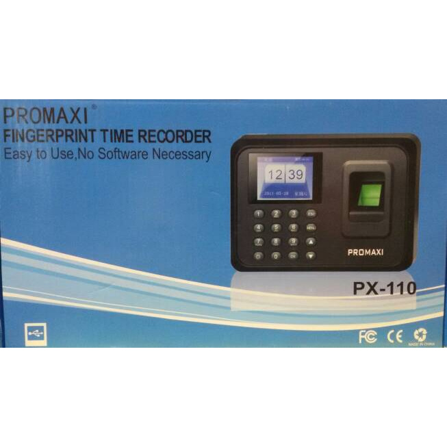 

Utrs0e4 Promaxi Px-110 - Mesin Absen / Absensi Sidik Jari / Finger Print Scan As71S0D