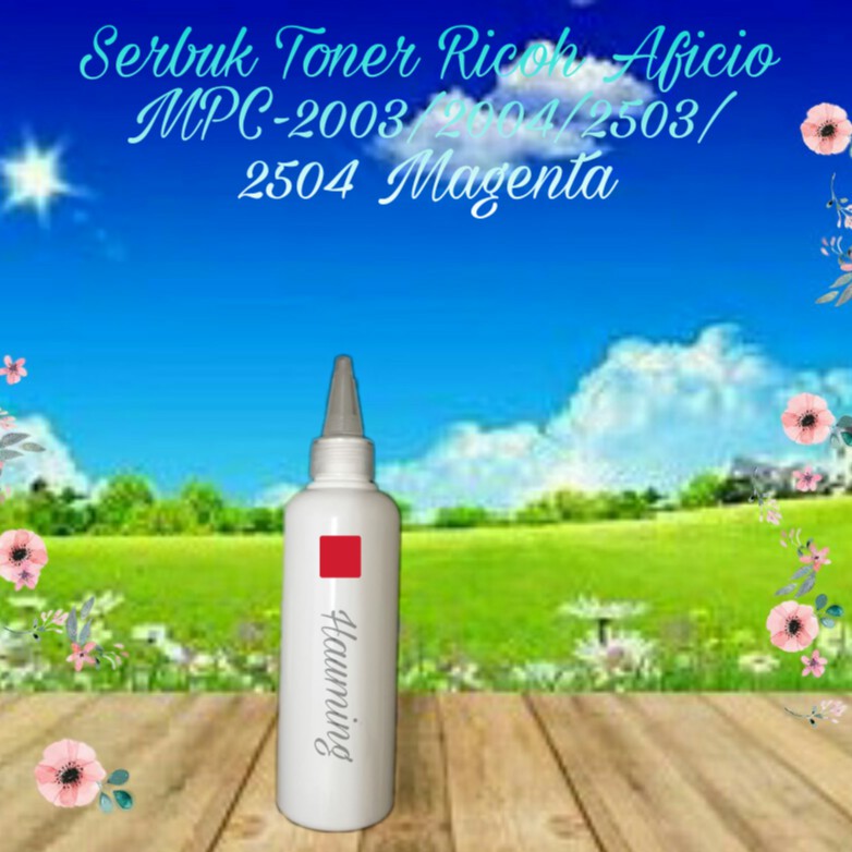 Serbuk Toner Ricoh Aficio MP C2003 C2004 C2503 C2504 C3003 C3503 C4503 C5503 C6003 SP Magenta 1x Isi