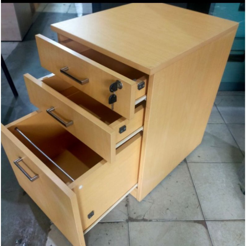 Workstation File Cabinet Nacas Laci Drawers 3 susun