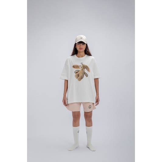 FAITH FADE CHILDHOOD MEMORIES - Bunny Oversized Tee (Broken White)