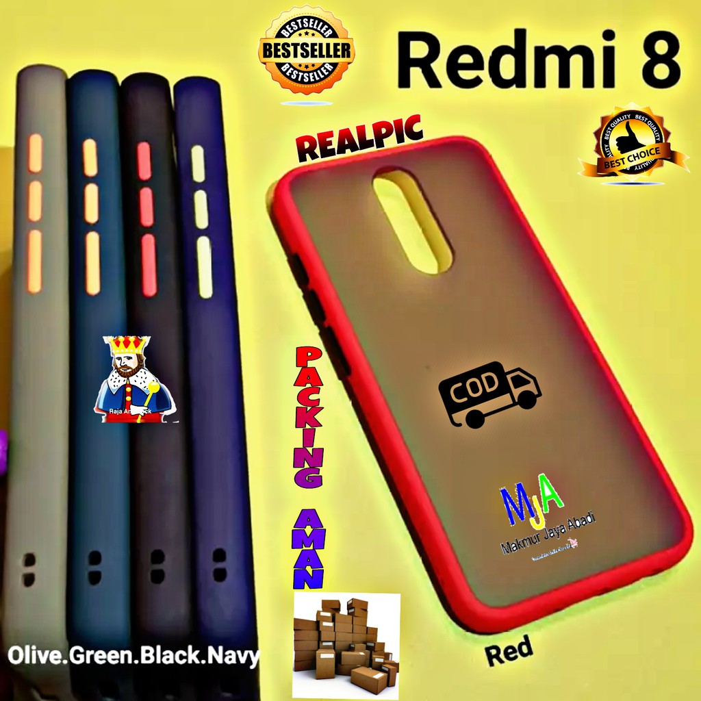 SOFTCASE XIAOMI REDMI 8 - CASE MATTE FULL COLOUR MY CHOICE BUMPER CASE PELINDUNG KAMERA