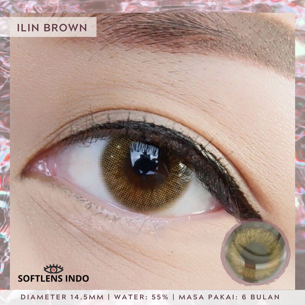 

Softlens kitty kawaii ilin brown/ coklat