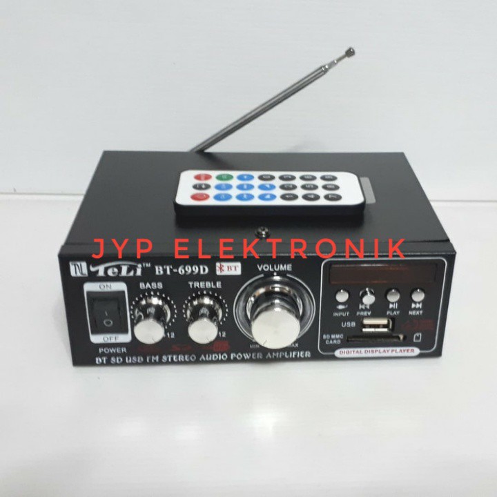 AMPLIFIER MINI TELI BT 699D / 699 D BLUETOOTH USB SD
