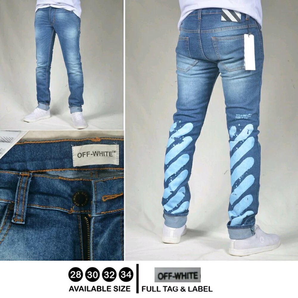 Celana Jeans - off white