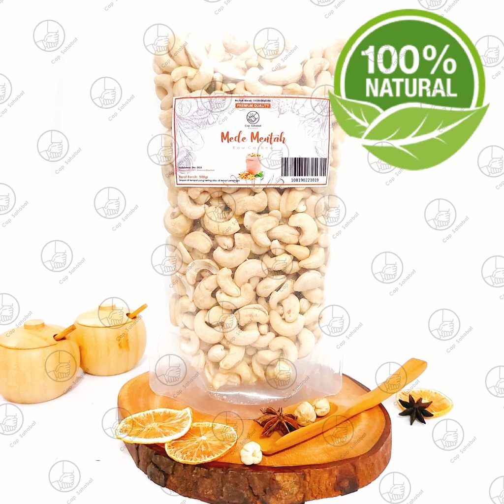 500gr Mede Mentah / Raw Cashew / Rempah / JSR 100% PREMIUM QUALITY