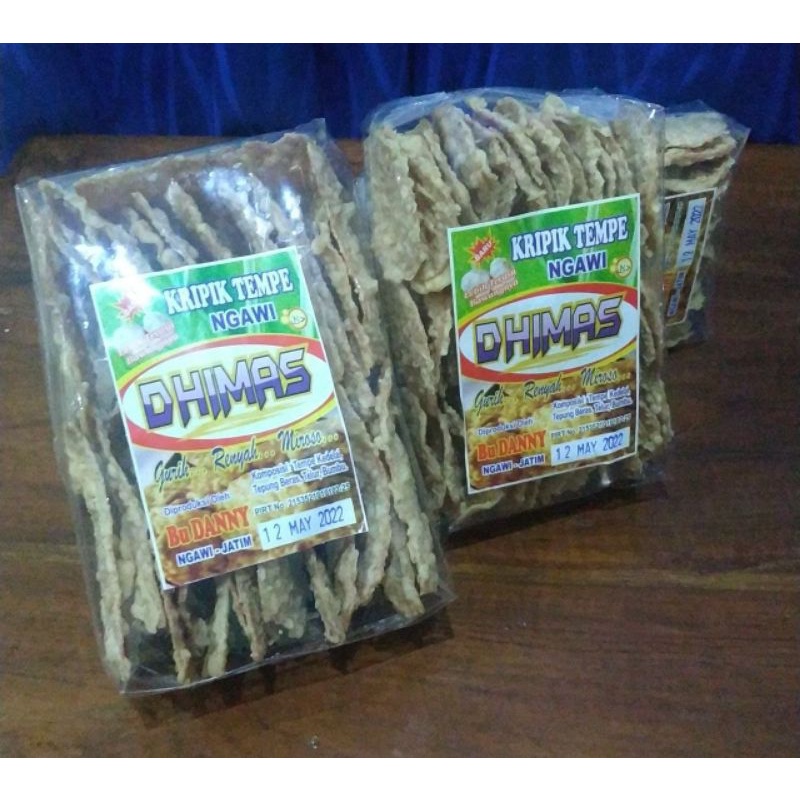 

keripik tempe DHIMAS kemasan 200 gram