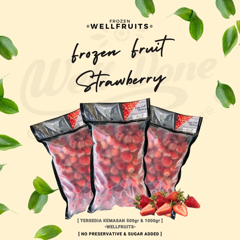 IQF Strawberry Frozen 1000gr