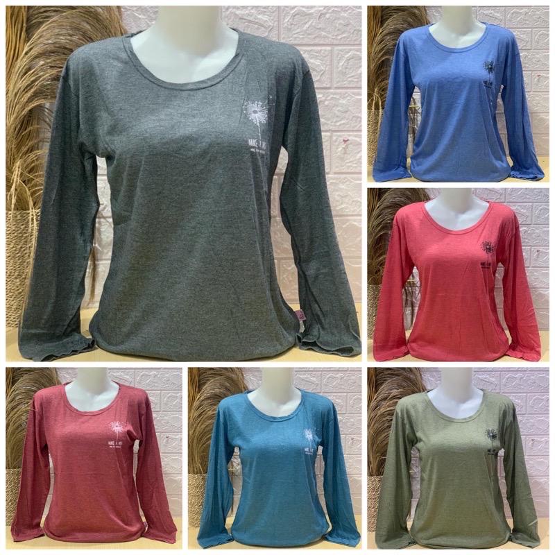 Kaos Wanita Lengan Panjang Spandex Kaos Wanita Chika Kaos Chika