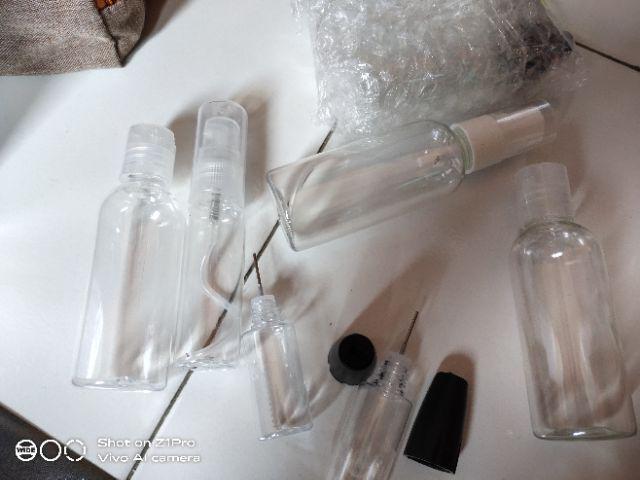 Botol Plastik Pet Tutup Press On 60 Ml Promo Minimal 30 Pcs