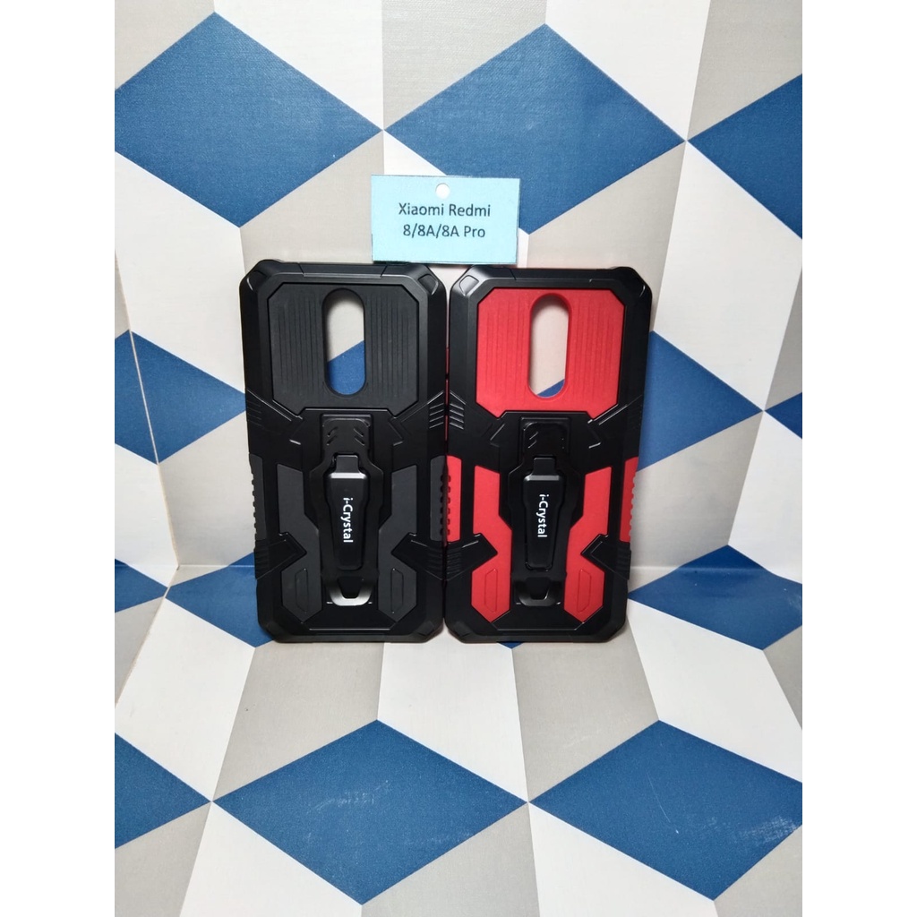 Xiaomi REDMI 8 / 8A/8A Pro  Robot Silikon Ring Standing Cover Casing HP