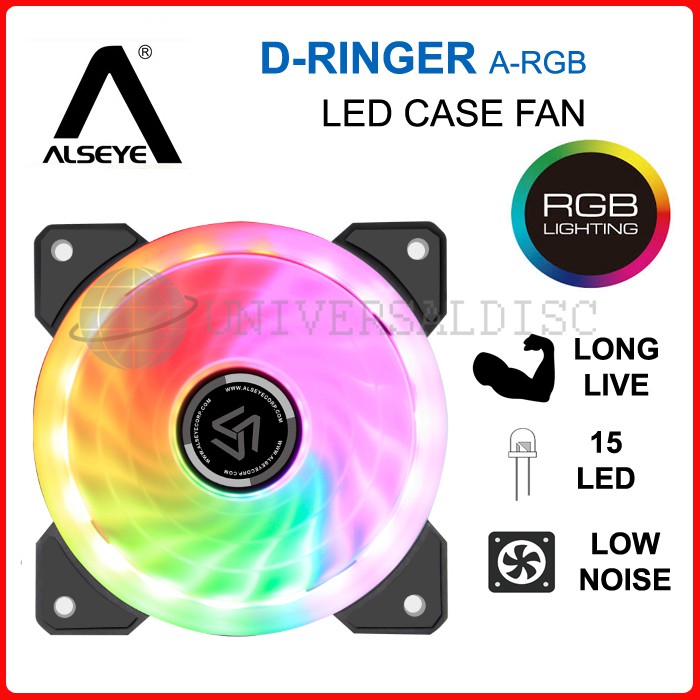 Fan Casing Alseye D-Ringer LED Auto RGB Fan Case DRinger 12cm