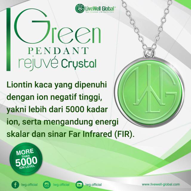 Pendant Rejuve Crystal LWG