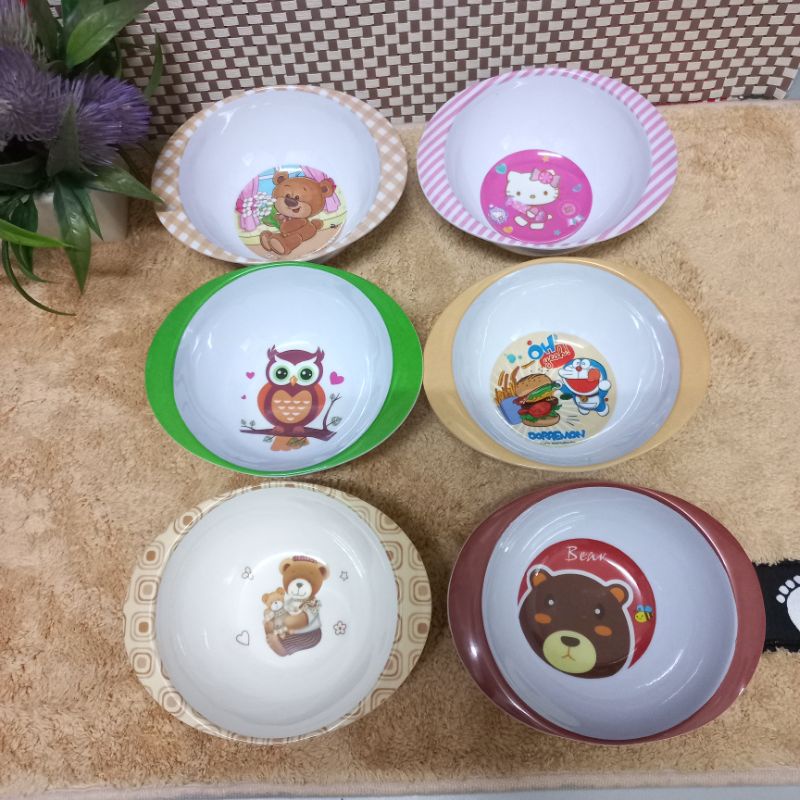 Mangkok Melamin/Mangkok Bayi Melamin/BF2126-4.75/Vanda