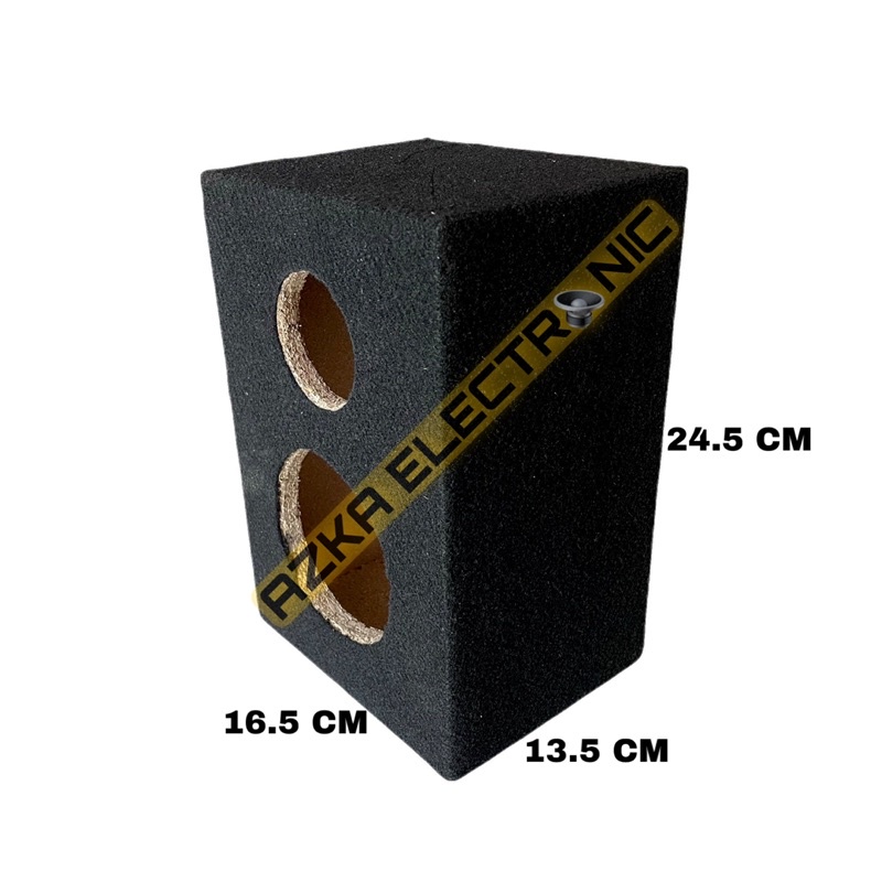 Box Speaker 4 Inch Plus Lubang Tweeter