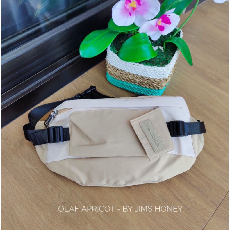 OLAF WAIST BAG JIMSHONEY UNISEX PARASUT GRATIS PIN LUCU