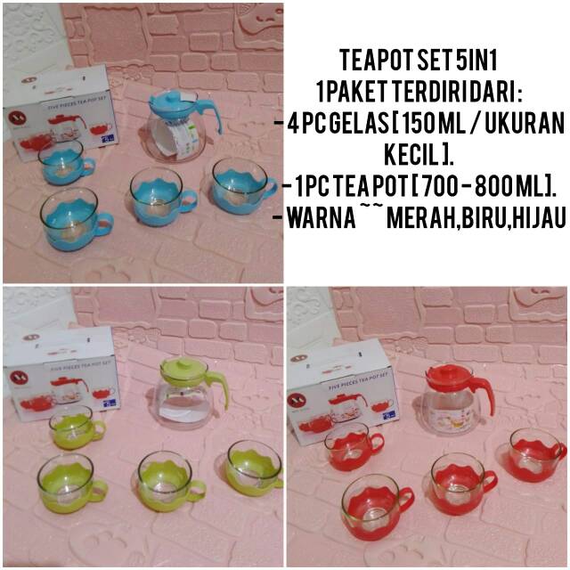 Teapot set 5in1