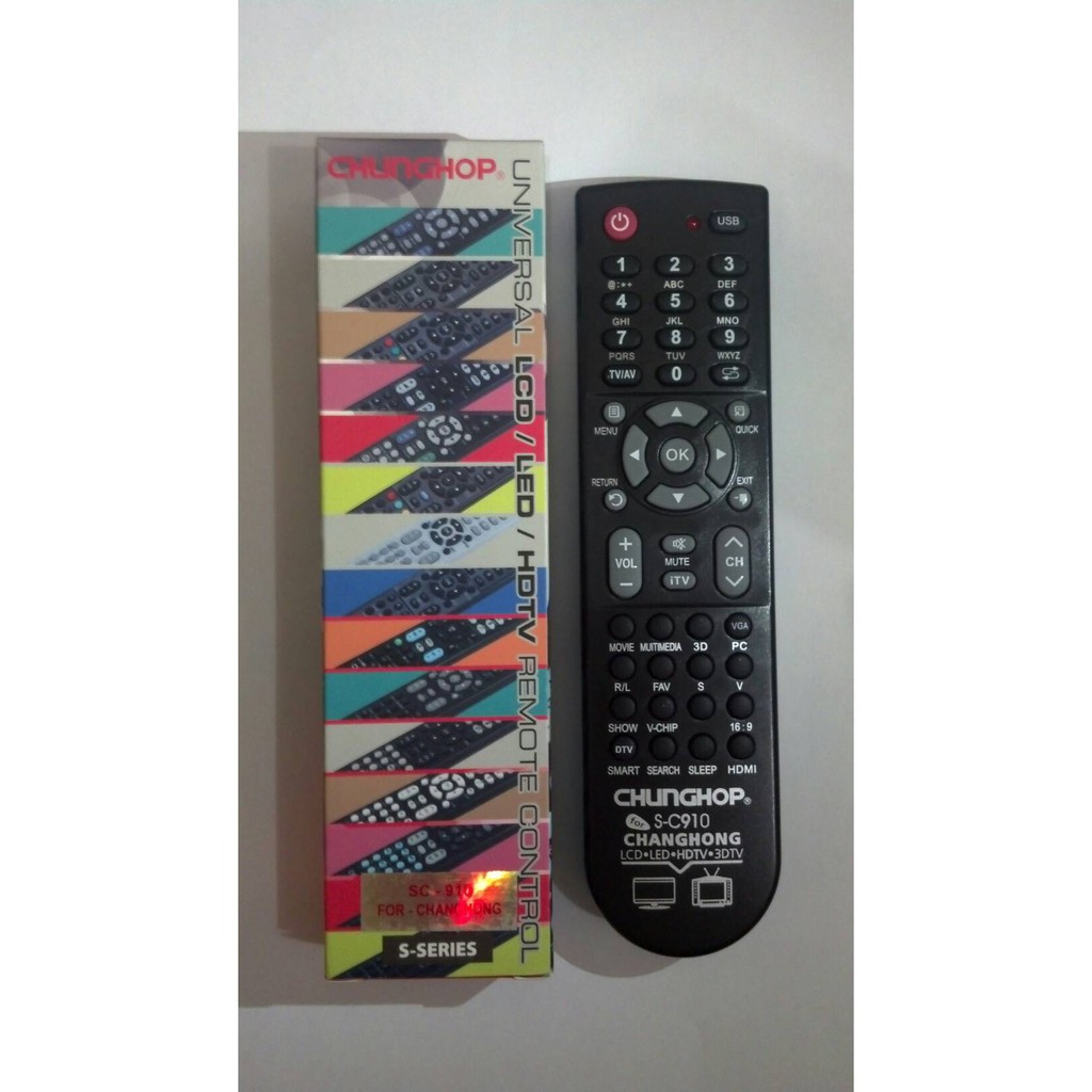 REMOT/REMOTE TV CHANGHONG LCD/LED MULTI/UNIVERSAL/SERBA GUNA CHP