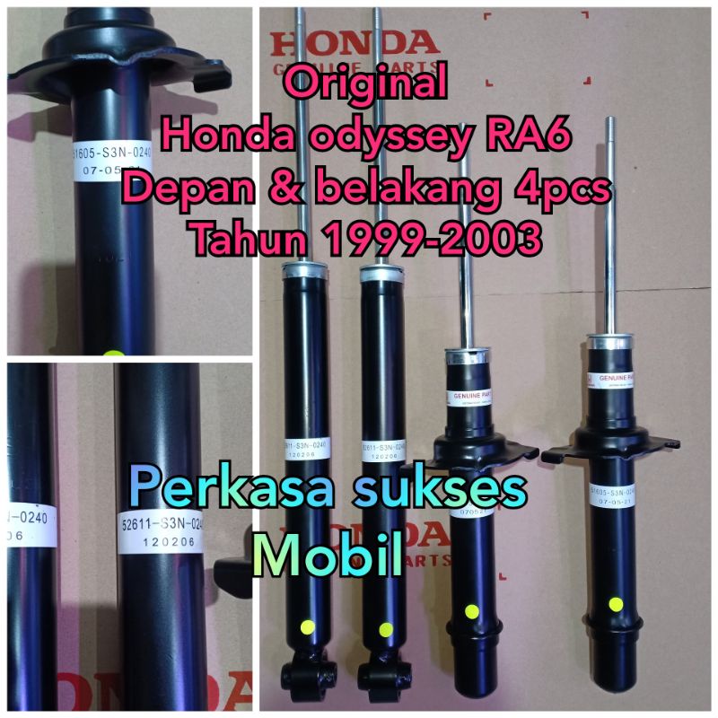 shockbreaker shock absorber honda odyssey RA6 ra6 RA 6 depan & belakang tahun 1999-2003