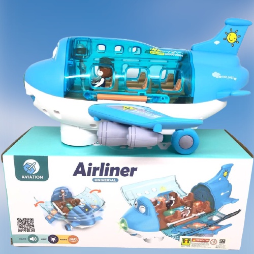 Airliner Universal/Mainan pesawat airliner awak dan penumpang