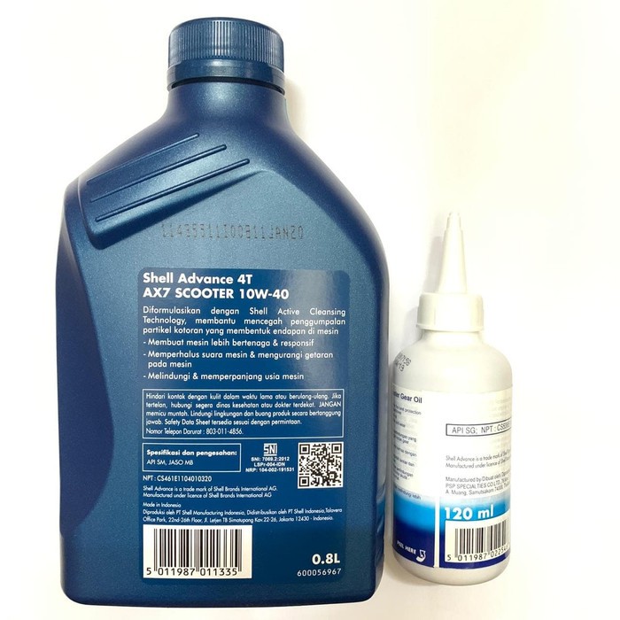 Oli Shell Ax7 Matic 0.8 L Dan Oli Gardan Shell Promo