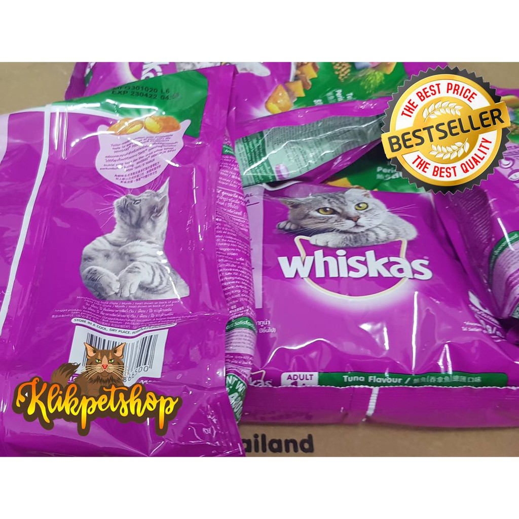 Makanan Kering Kucing Dewasa Whiskas 480 gram fresh pack