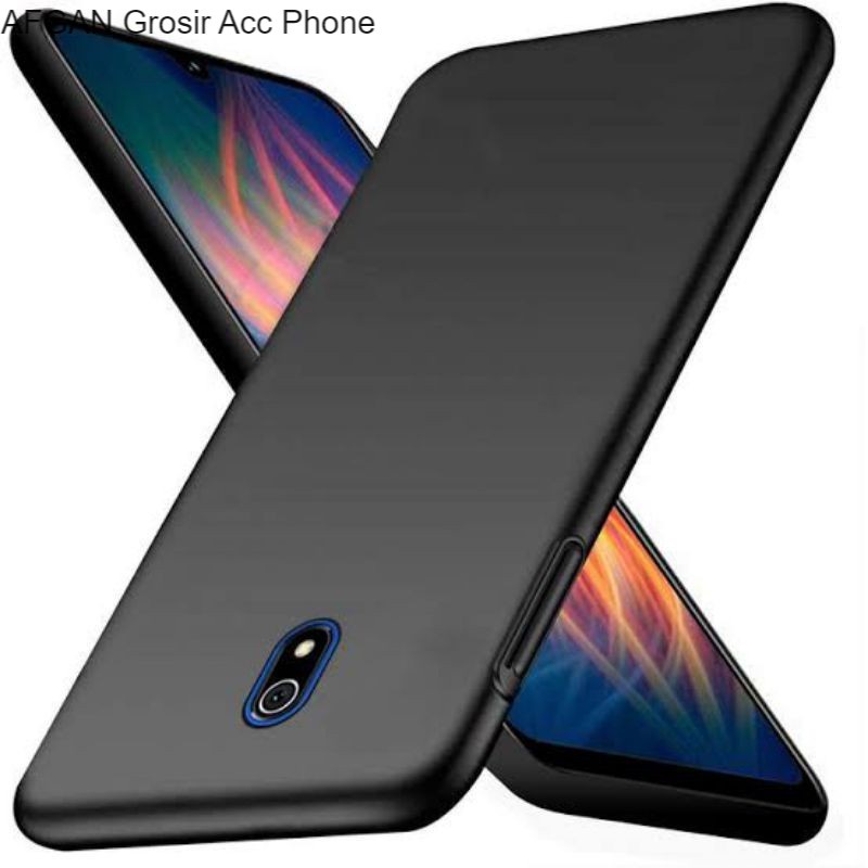 Soft Case Blackmatte Xiaomi Redmi 8 Casing Silikon Slim Black Matte Hitam Polos Xiaomi Redmi 8 Grosi