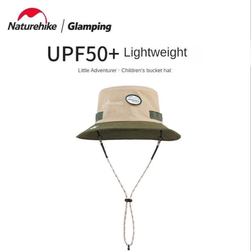 TOPI ANAK NATUREHIKE NH22MZ003 BUCKET HAT KID TOPI BERPERGIAN CAMPING PINIK BERKEMAH OUTDOOR