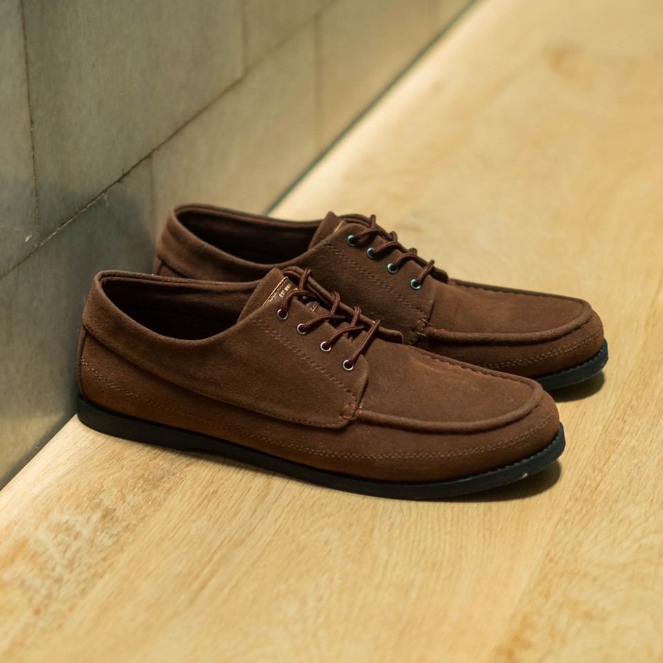 MAIKOR BROWN |ManNeedMe x Jack| Sepatu Sneakers Pria Casual Suede Shoes ORIGINAL