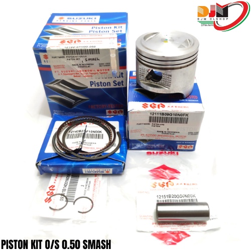 Piston Kit Suzuki Smash Smash New O/S STD 12100-07H00-0F0 STD 050 100