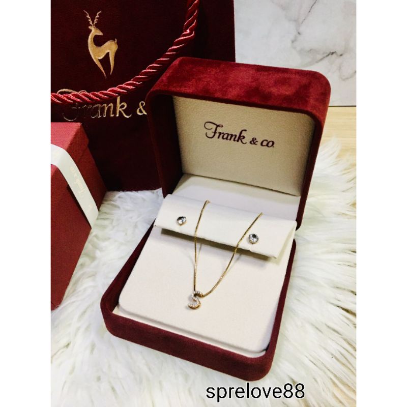 box frank n co set kalung&anting authntic (NEW)