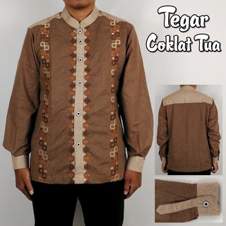 Baju Koko Pria Tegar 4 Pilihan warna Shopee Indonesia Baju Koko Pria Tegar 4 Pilihan warna Shopee Indonesia