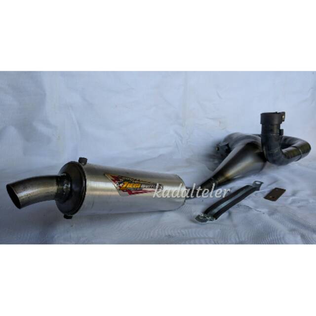 knalpot racing vespa ZIEGI MUFFLER kanan kompetisi