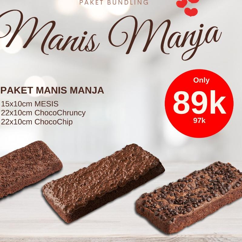 

12.12 Product HOT Mbun Brownies Panggang - Paket Manis Manja