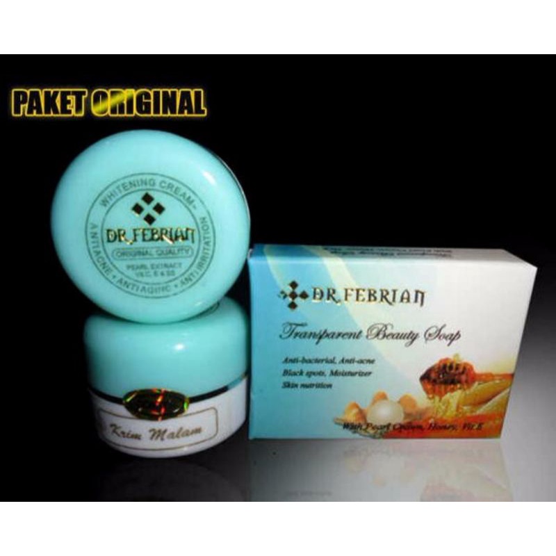 ORIGINAL WHITENING FACE CREAM/KRIM PERAWATAN KULIT WAJAH DR. FEBRIAN