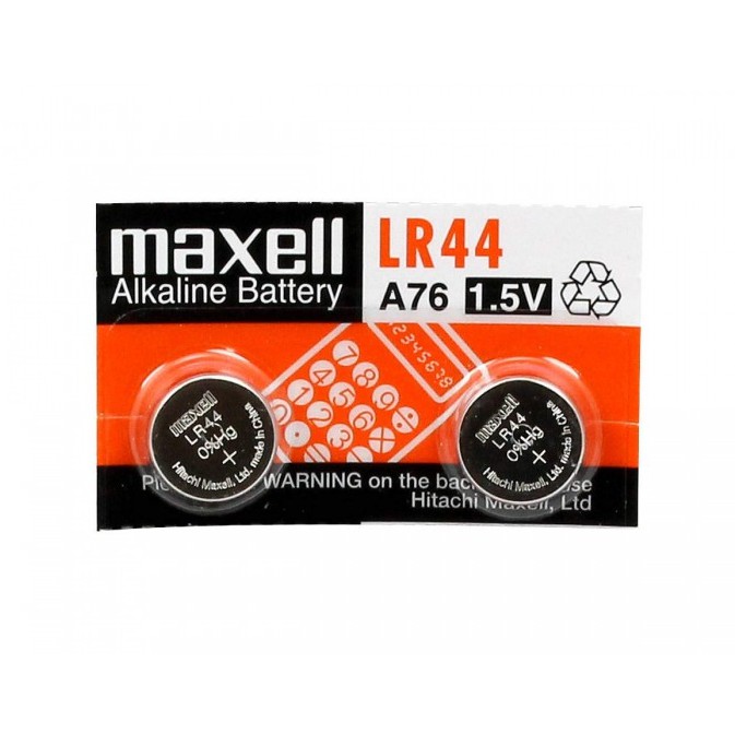 KARUNIA JAM - [TERLARIS] BATERAI MAXELL LR44 / AG13 MAXELL ORIGINAL BATERAI LAMPU LED BATERAI ORIGINAL