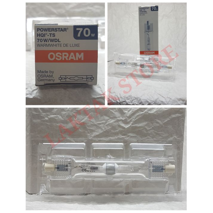 LAMPU OSRAM POWERSTAR HQI-TS 70W/WDL WARMWHITE DE LUXE